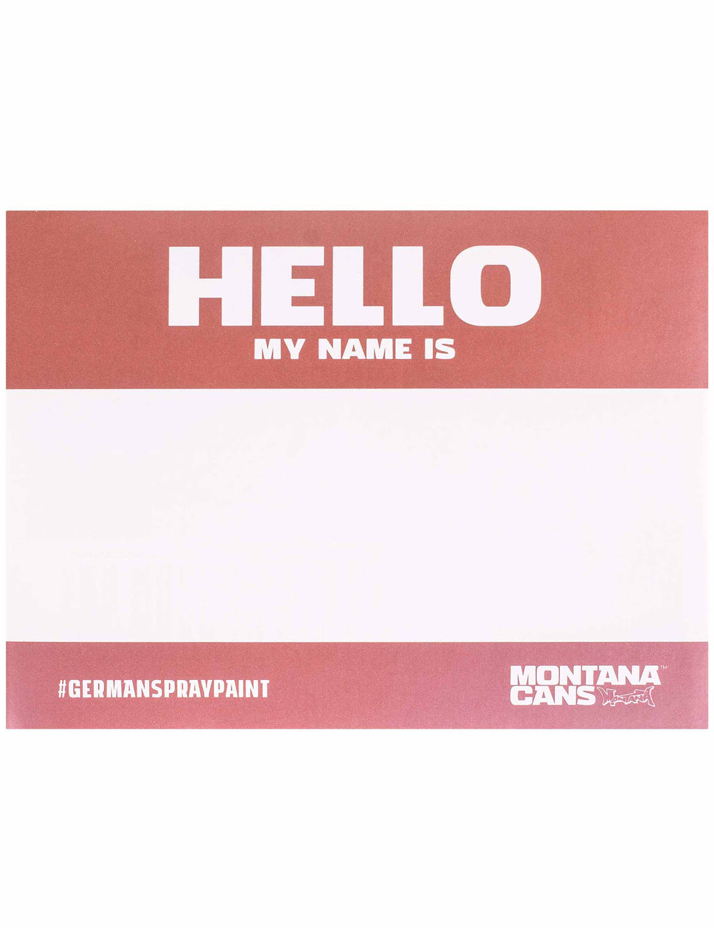 Hello My Name Is Sticker Pack (Metallic)