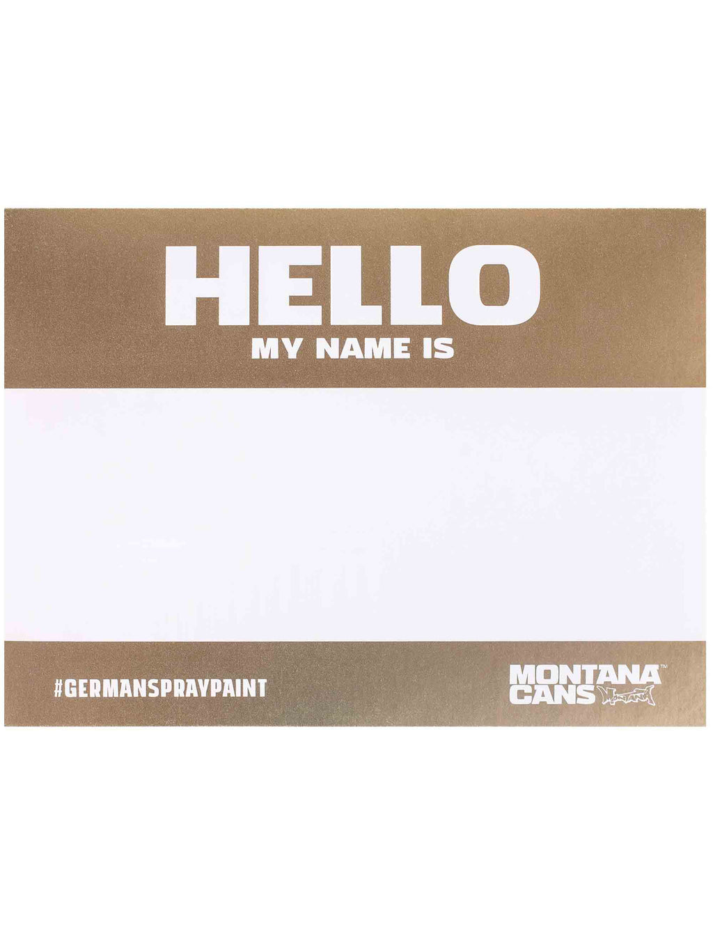Hello My Name Is Sticker Pack (Metallic)