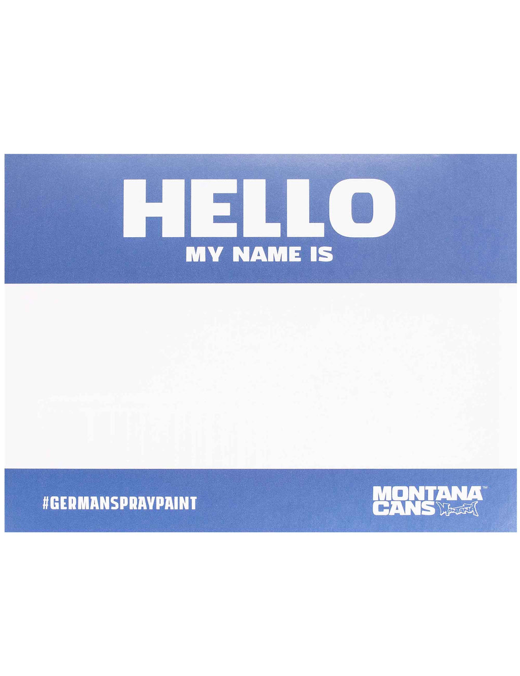 Hello My Name Is Sticker Pack (Metallic)