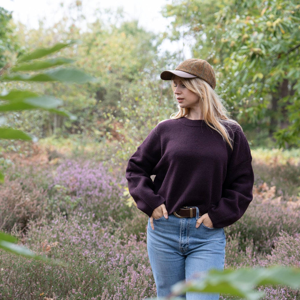 Rosalie Harris Tweed Baseball Cap ZH052: Rowan