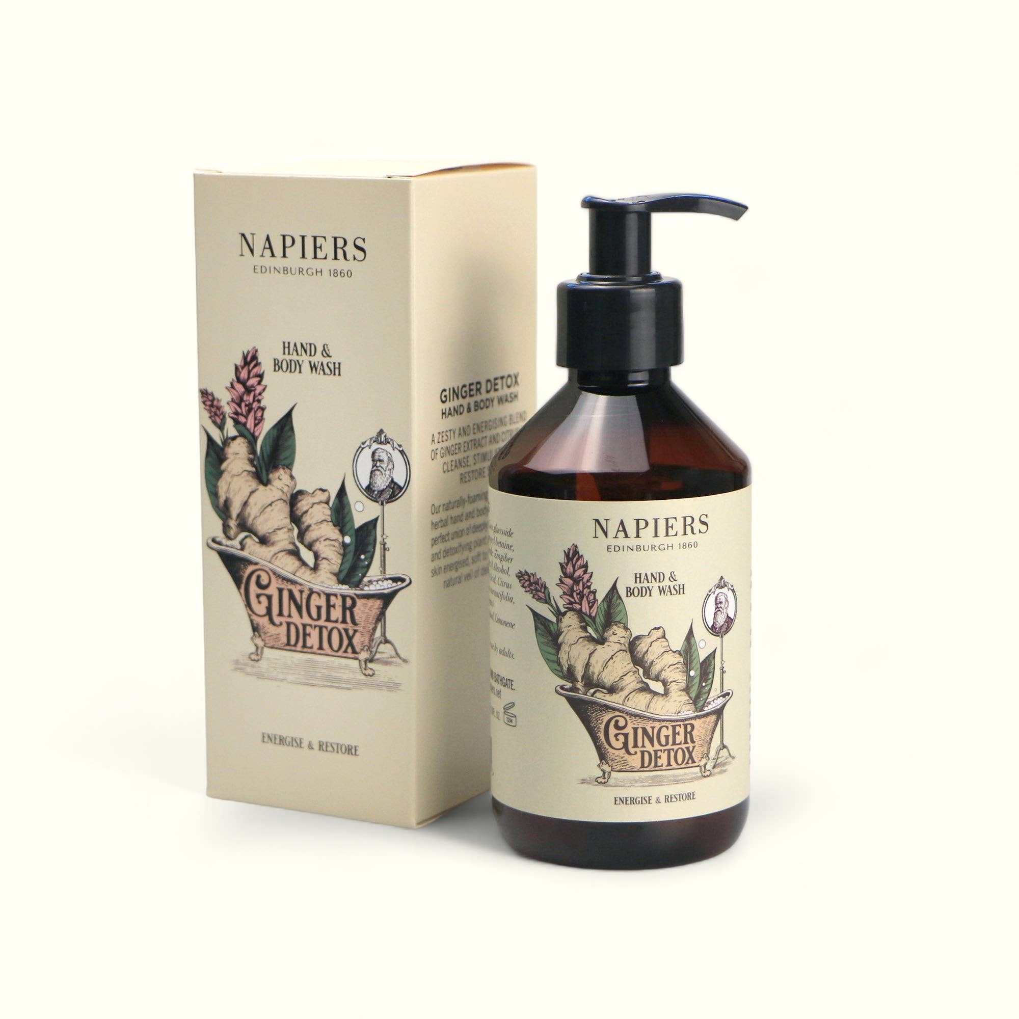 Napiers Ginger Detox Hand and Body Wash