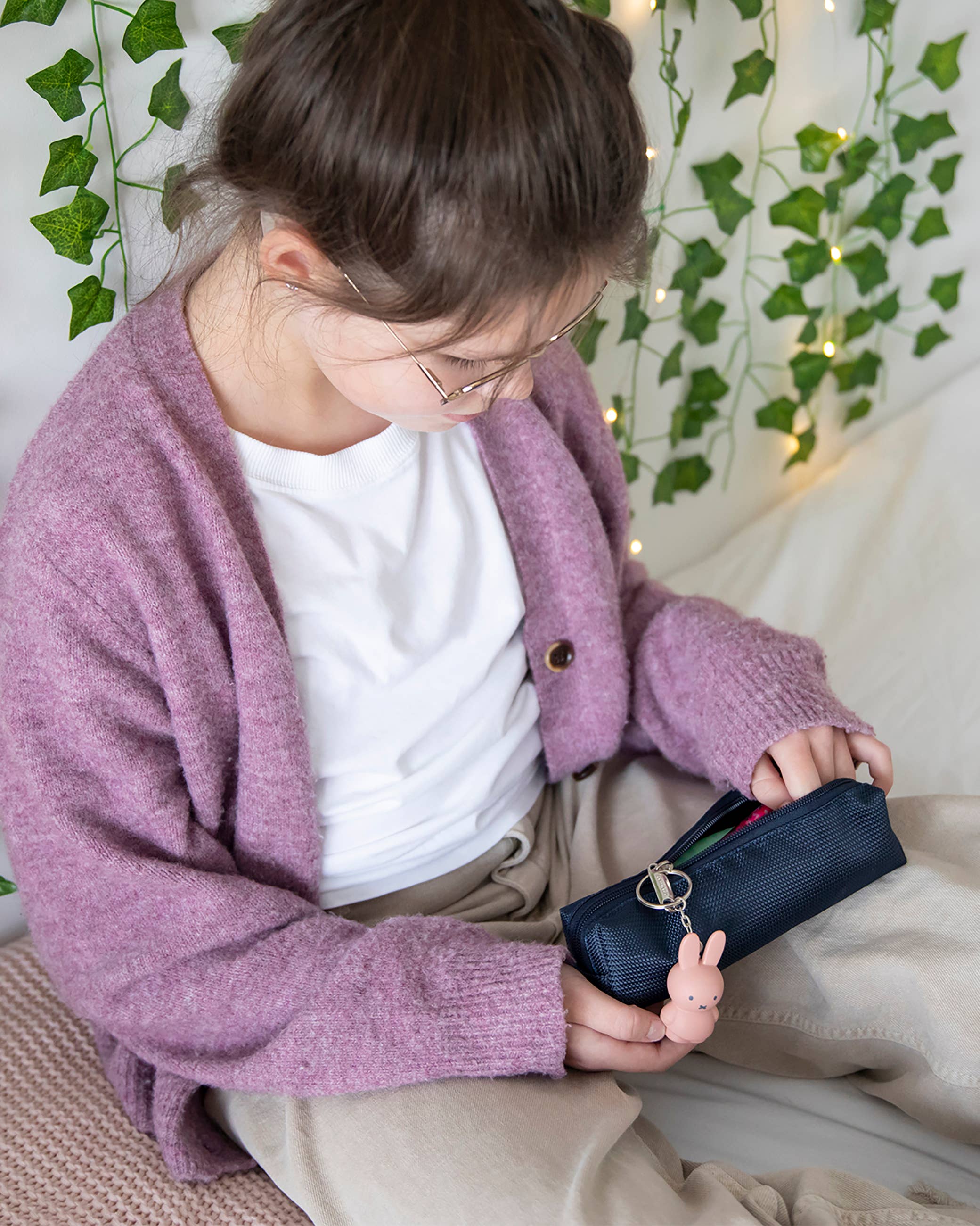 AP Junior Miffy Keyring - Powder Pink - 6cm