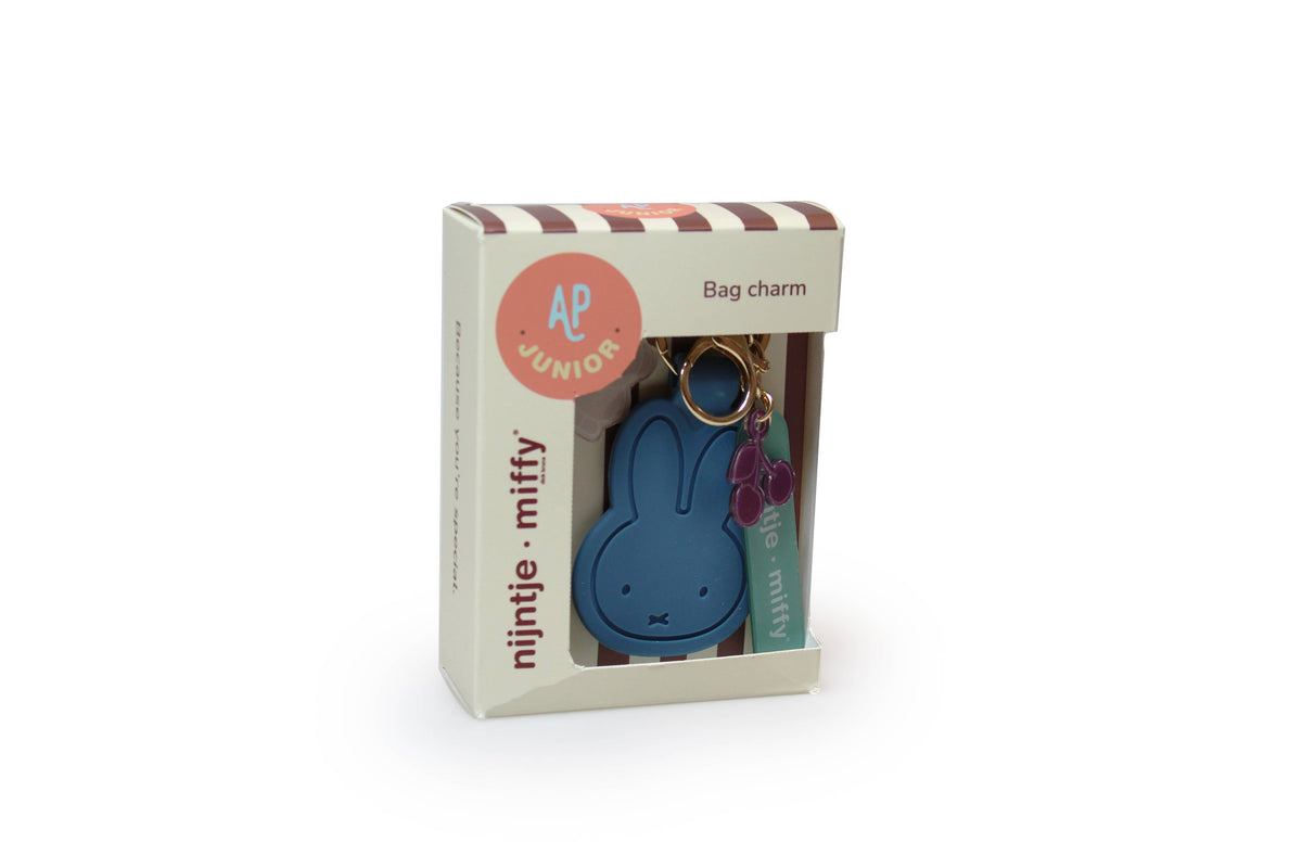 S-c Brands Distribution AP Junior Miffy Aquamarine Bag Charm - 13 x 9 x 0.5 cm
