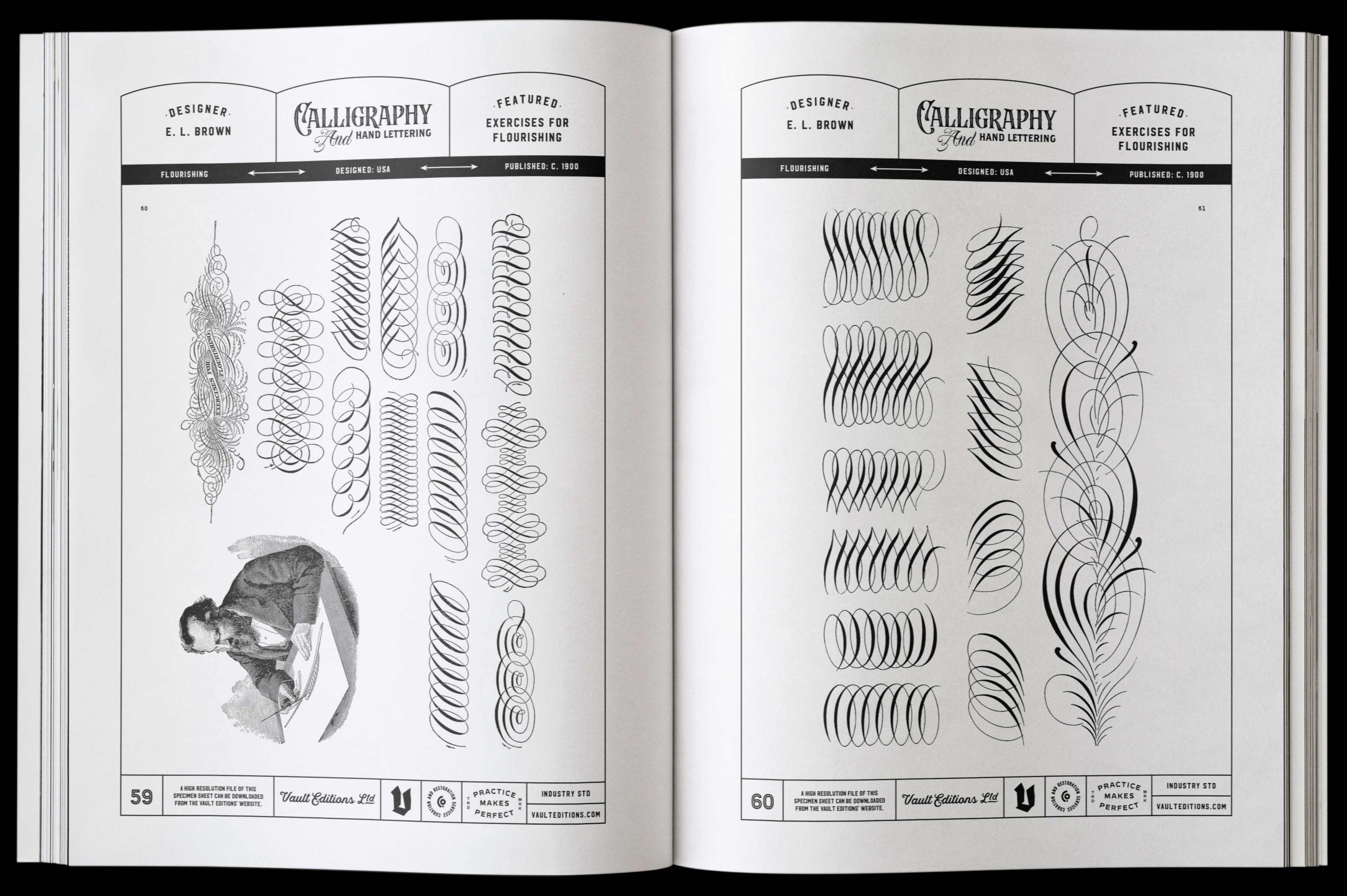 Vault Editions The Essential Calligraphy & Lettering Reference Book by James Kale