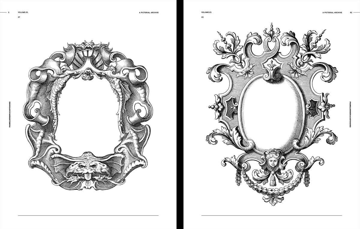 Vault Editions UK Frames, Borders & Cartouches: An Image Archive