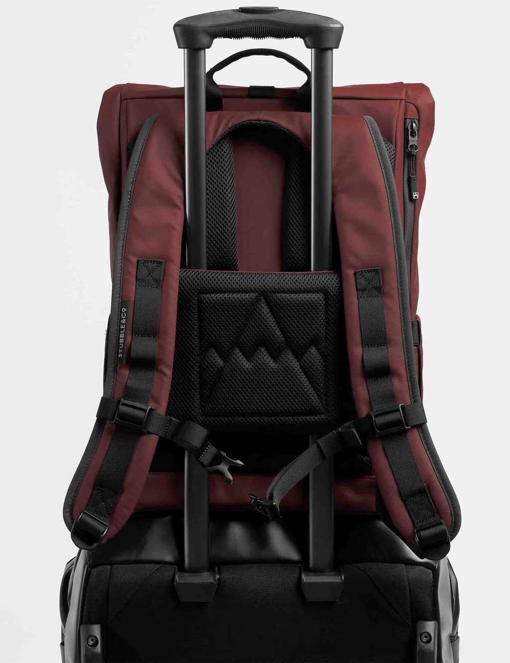 The Roll Top Backpack 15L - Garnet Red