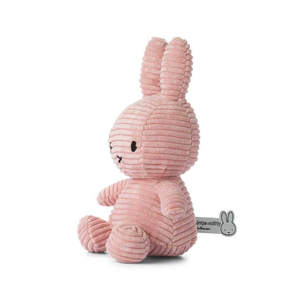 Miffy Corduroy Plush Toy (23cm) - ECO Pink