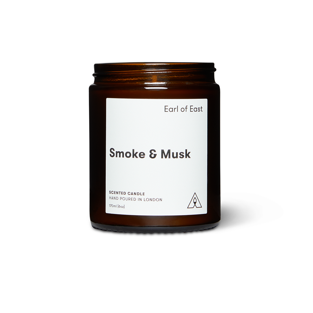 Soy Wax Candle 170ml (6oz)- Smoke & Musk