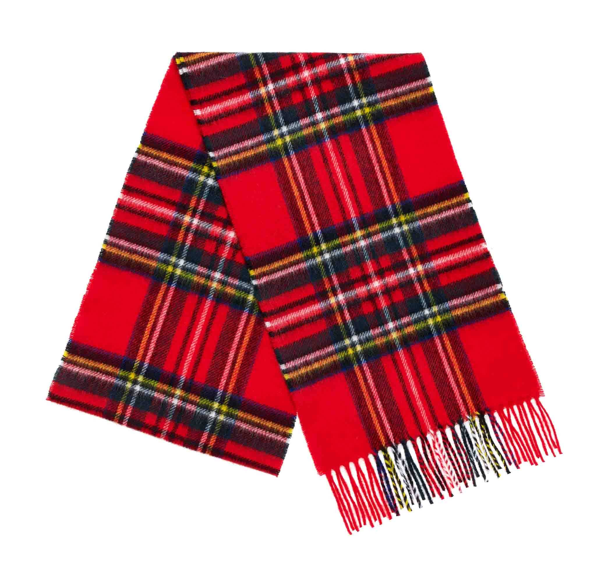 Bronte by Moon Royal Stewart Merino Wool Tartan Scarf