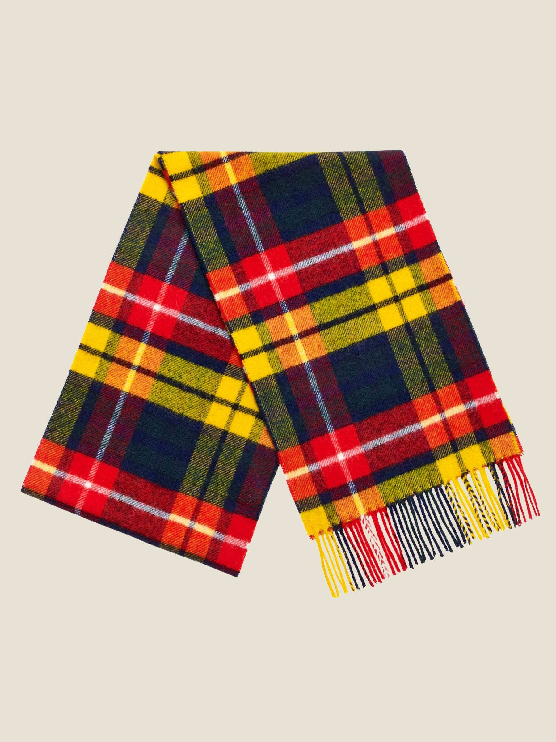 Bronte by Moon Buchanan Merino Wool Tartan Scarf