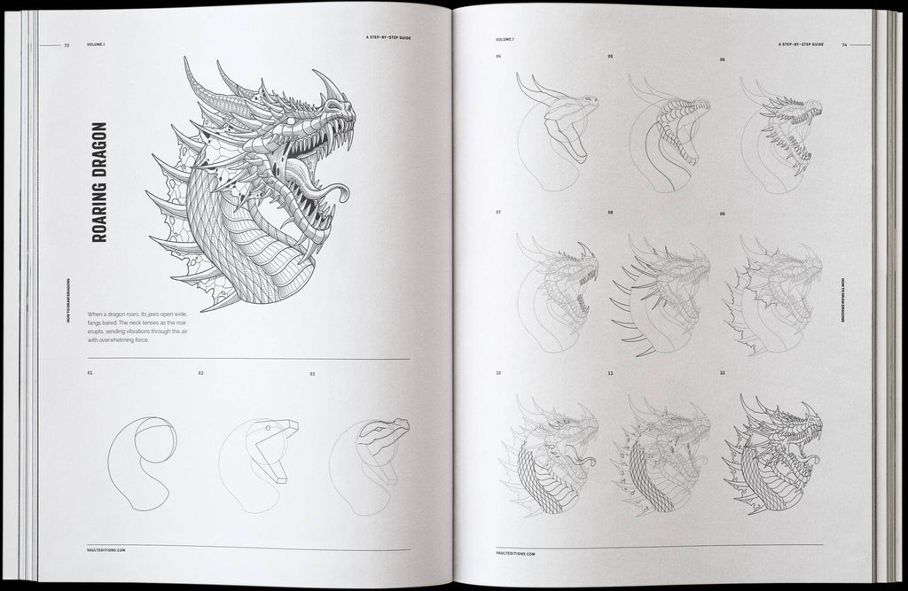 How to Draw Dragons Book by James Kale