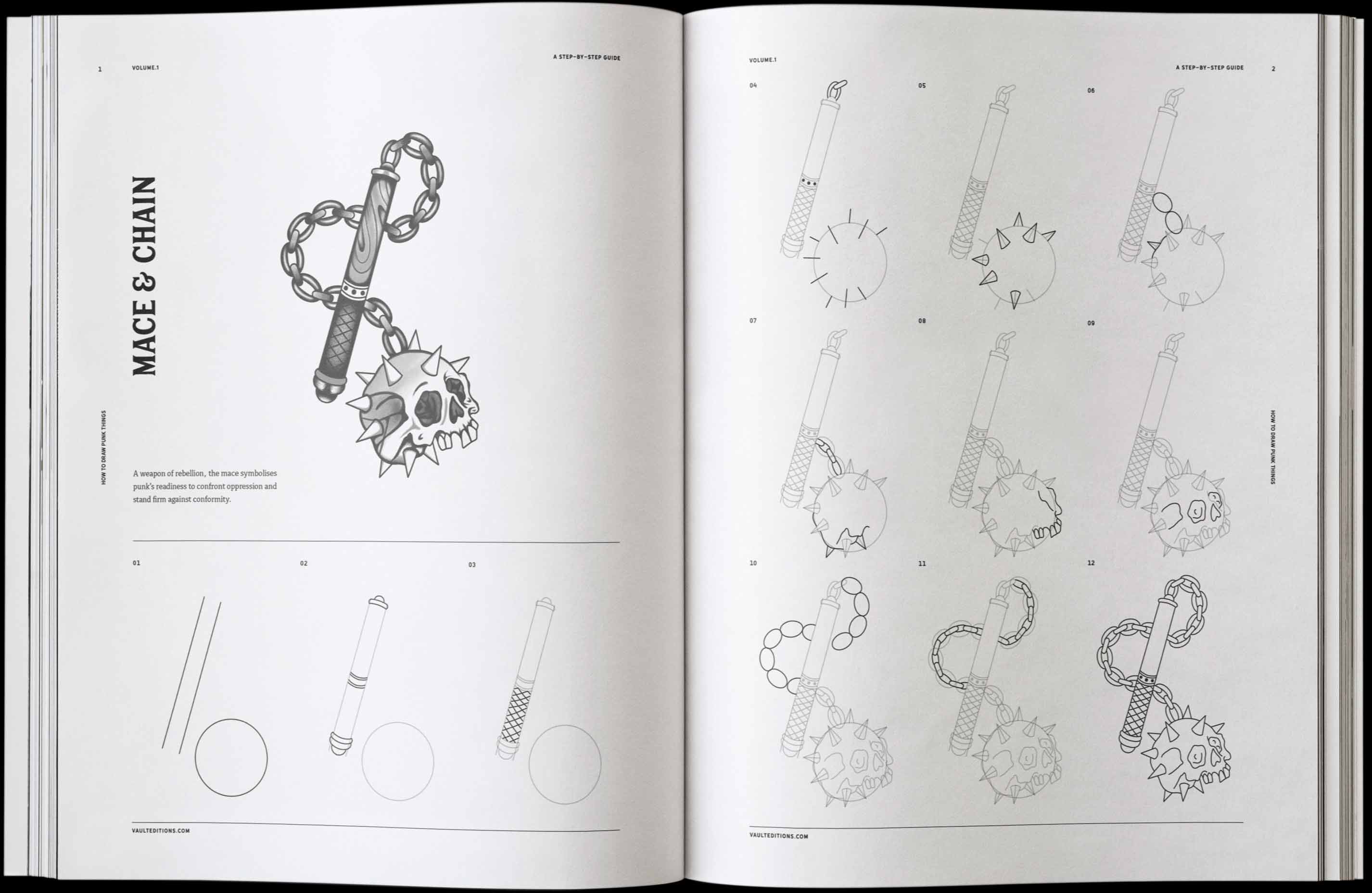 How to Draw Punk Things Book by James Kale