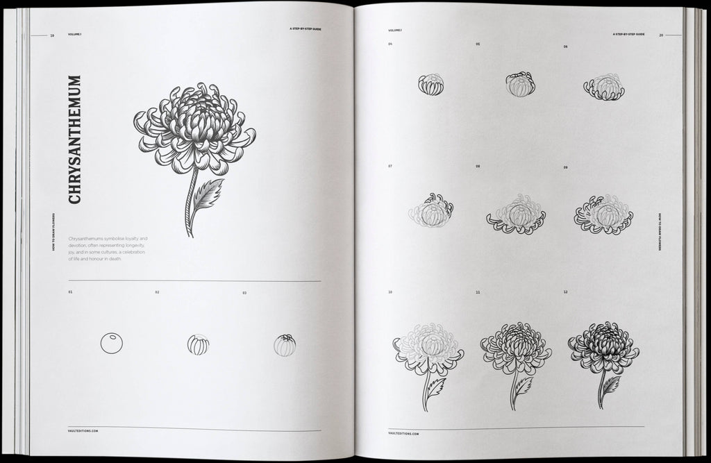 How to Draw Flowers Book by James Kale