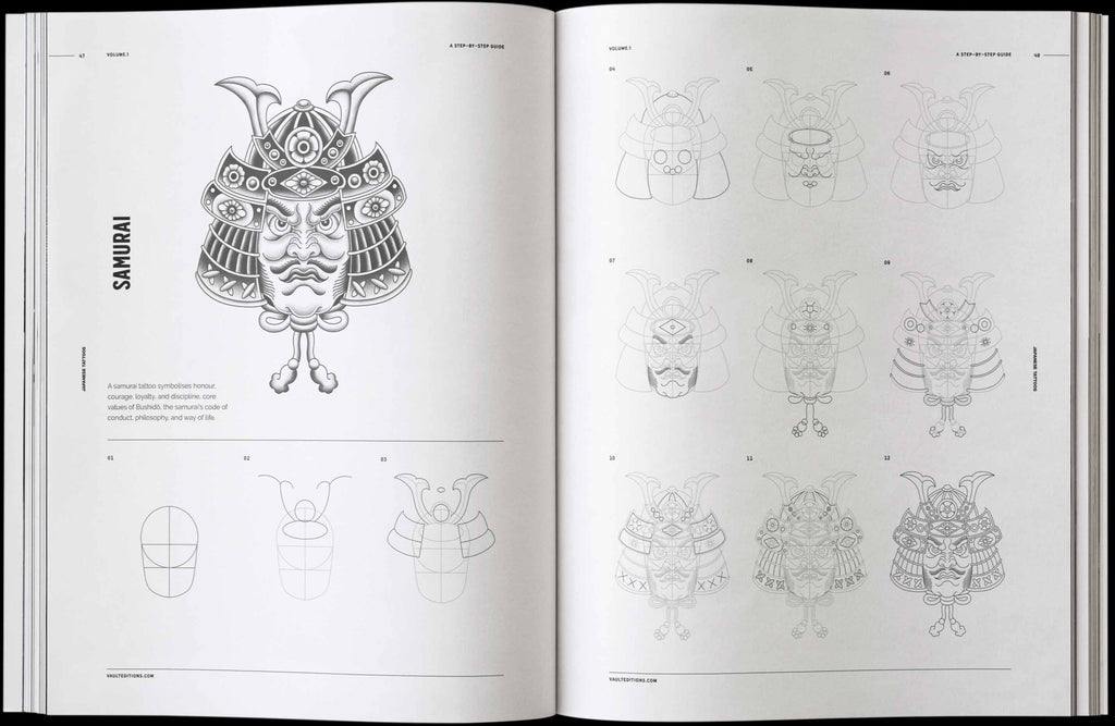 How to Draw Japanese Tattoos Book by James Kale