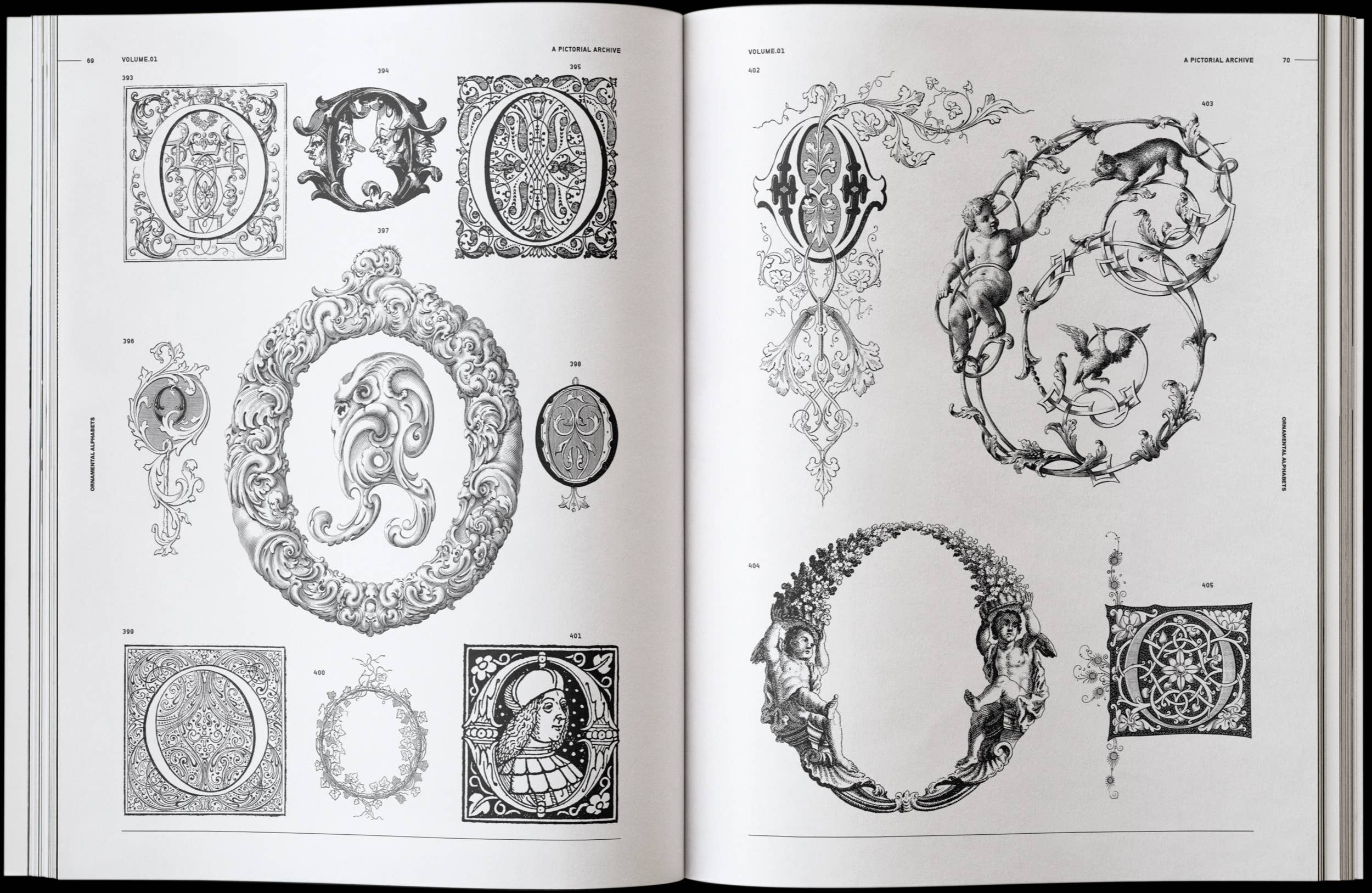Vault Editions Ornamental Lettering: Initials & Decorative Alphabets Book by James Kale