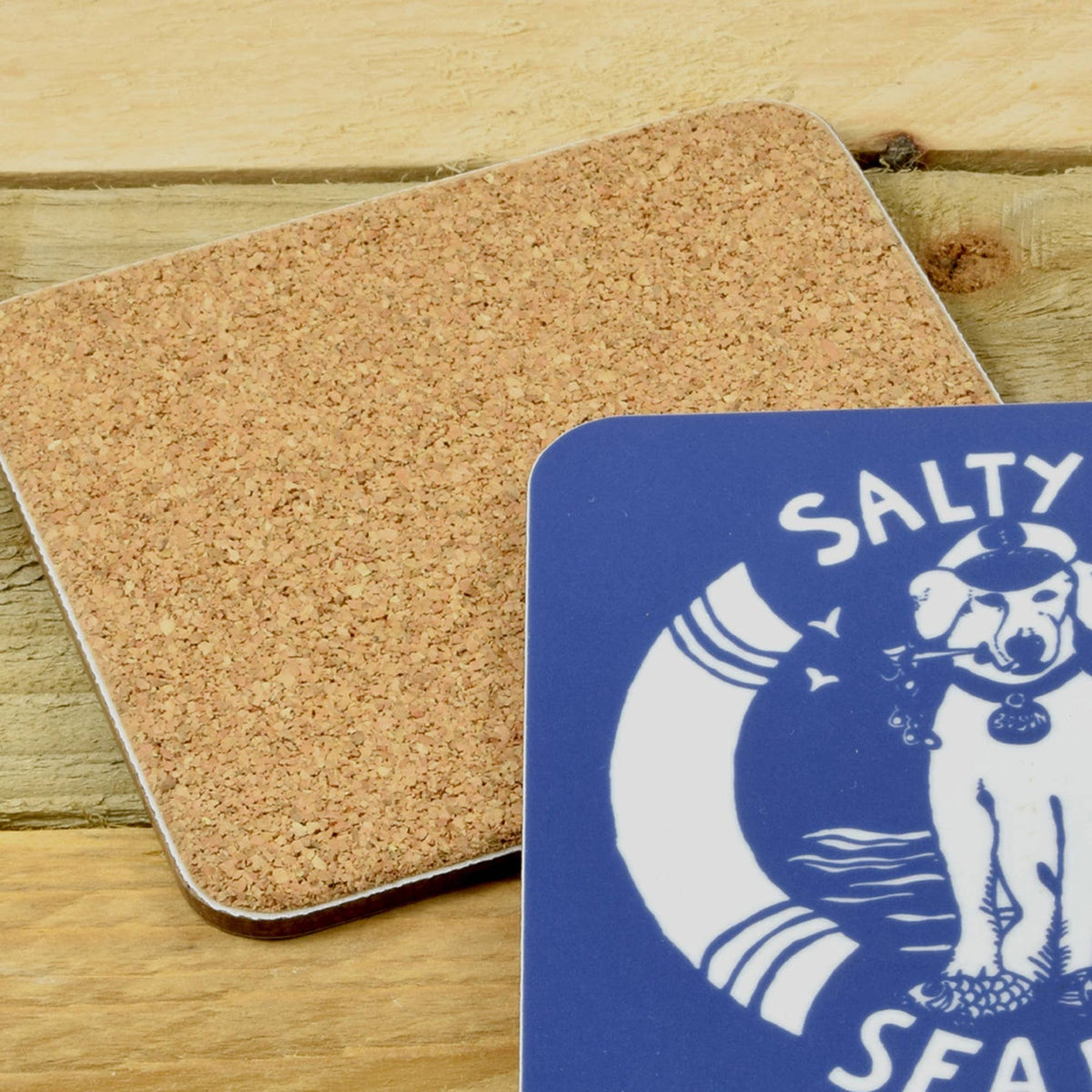 Port and Lemon Salty Old Sea Dog Coaster