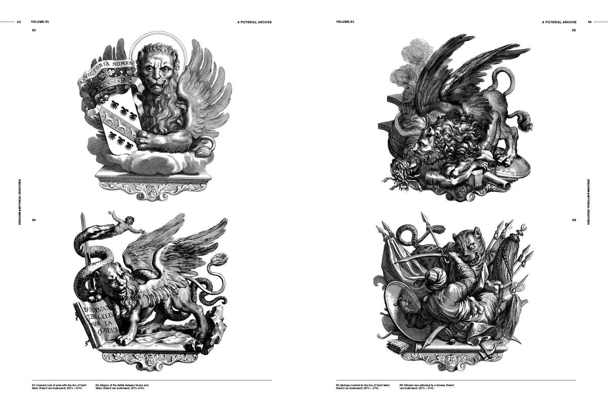 Vault Editions UK Dragons & Mythical Creatures, an Image Archive