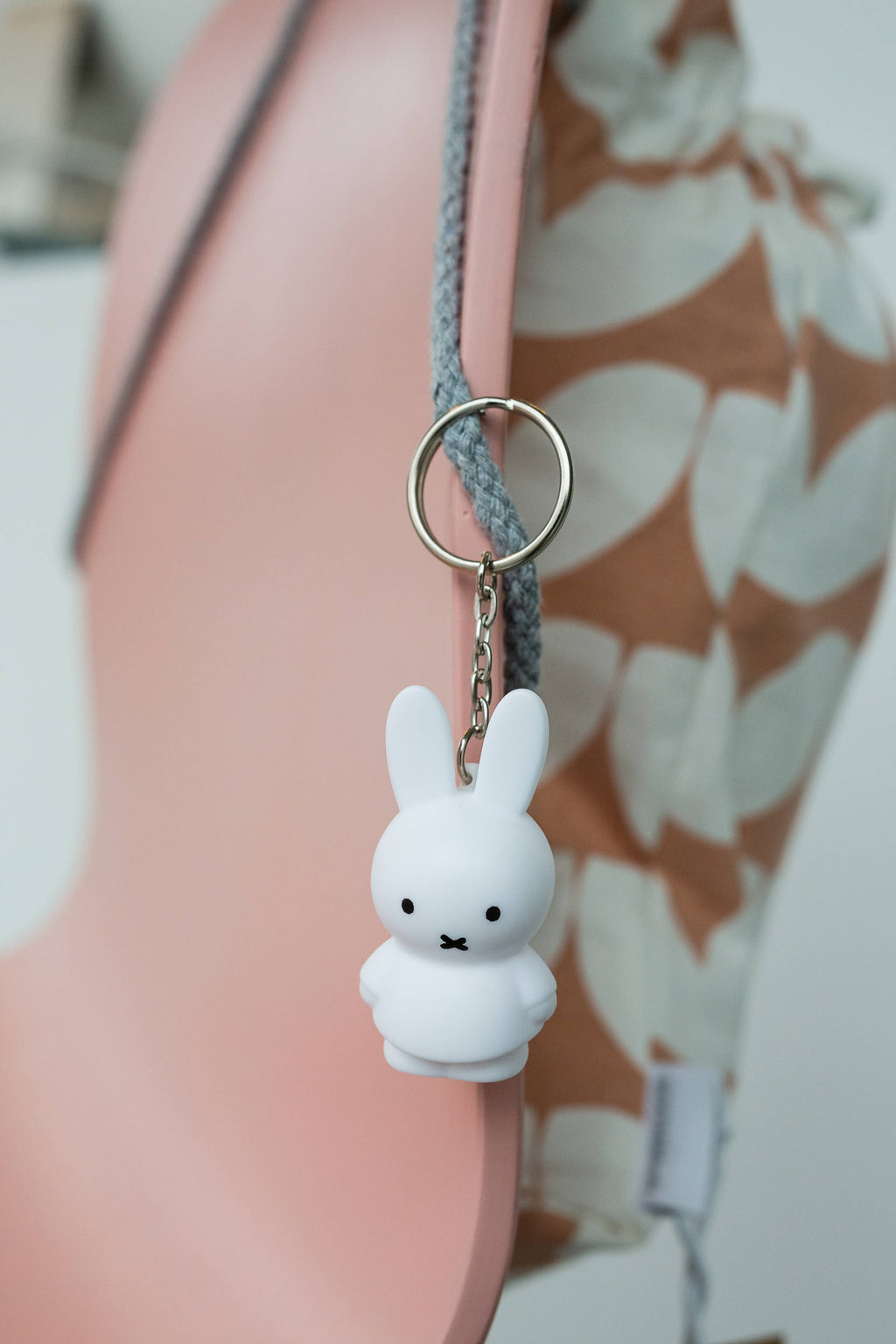 Junior Miffy Keyring (6cm) - Pure White