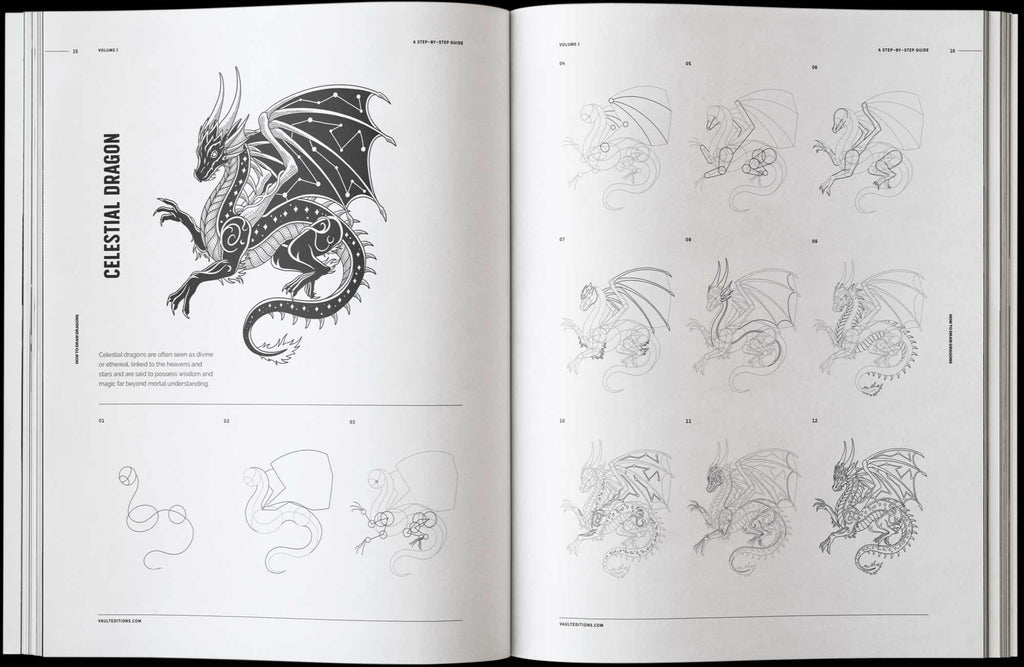 How to Draw Dragons Book by James Kale