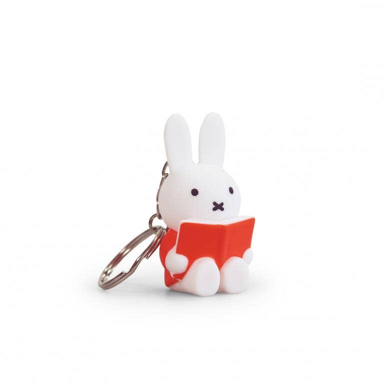 AP Junior Miffy with Book Keyring - Red - 6cm