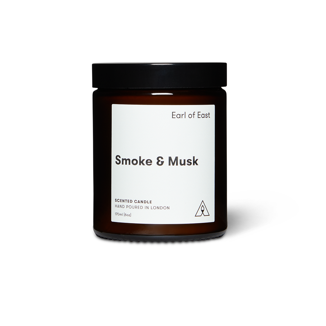 Soy Wax Candle 170ml (6oz)- Smoke & Musk