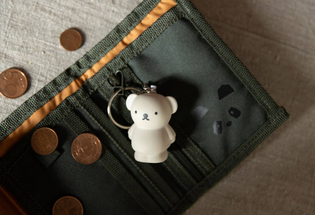 Junior Boris Bear Keyring (5cm) - Sand Beige