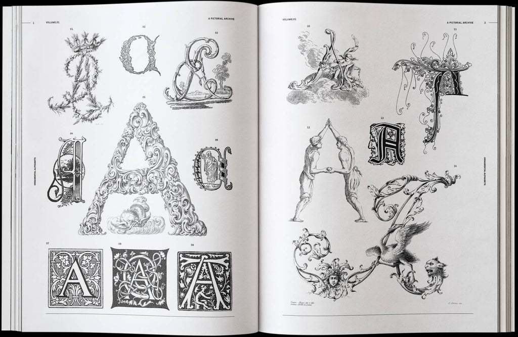 Ornamental Lettering: Initials & Decorative Alphabets Book by James Kale