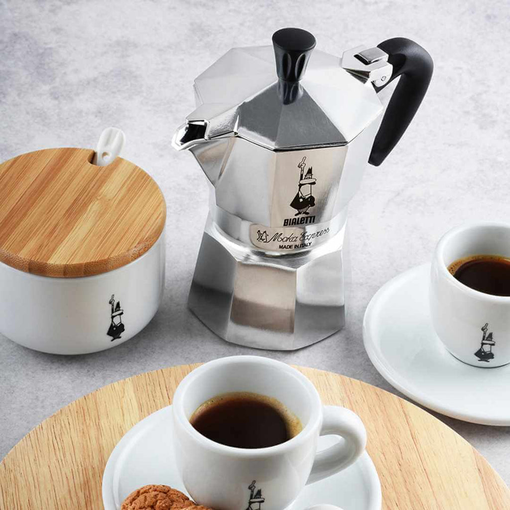 Moka Express 3 Cup Coffee Maker - Silver