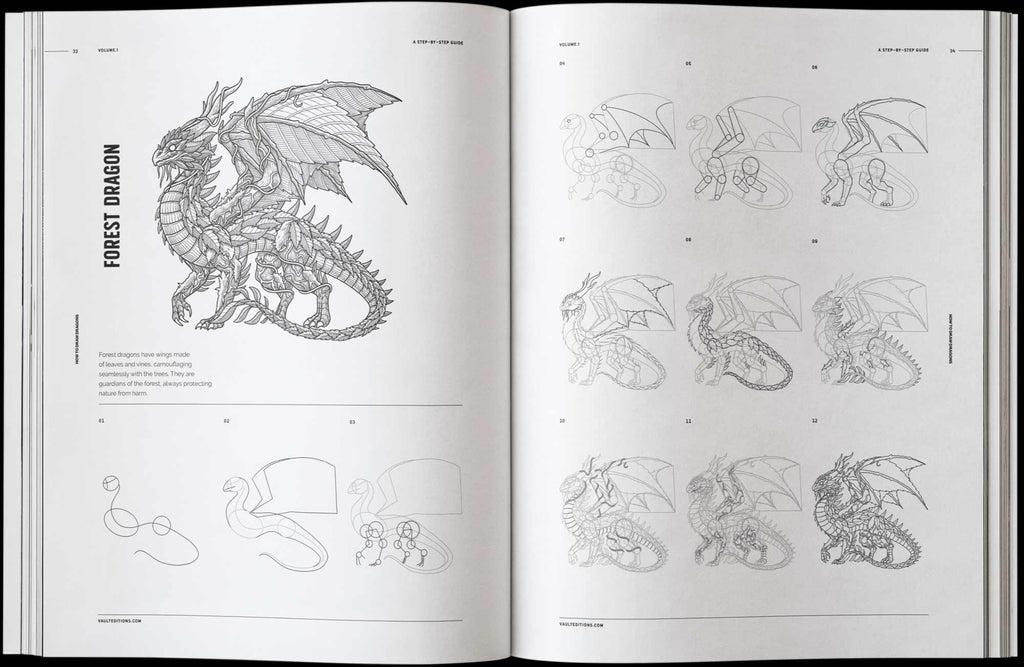 How to Draw Dragons Book by James Kale