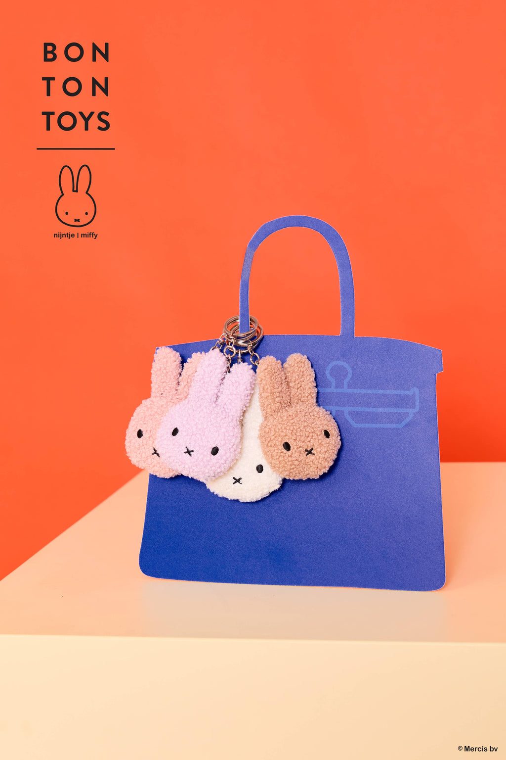 Miffy Tiny Teddy Keyring (10cm) - Lavender