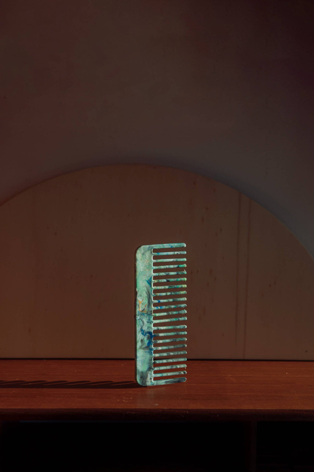 Recycled Plastic Comb - Cafe