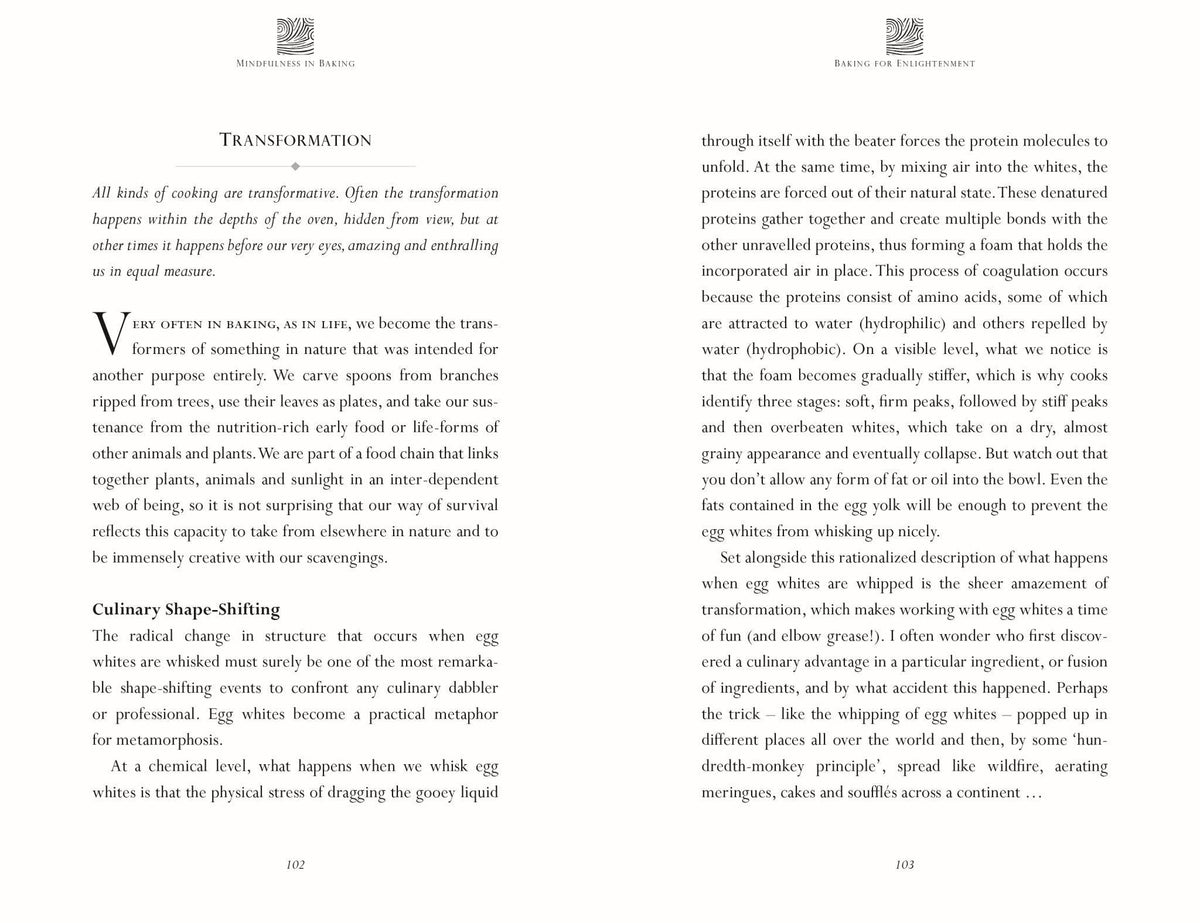 Book interior text page headed “Transformation” with columns of body paragraphs