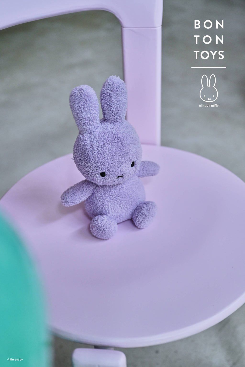 Miffy Terry Plush Toy (23cm) - Lilac