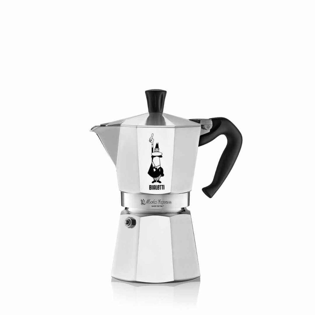 Moka Express 6 Cup Coffee Maker - Silver