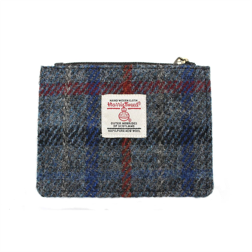 Rory Harris Tweed Coin Card Wallet ZB086: Green Check / ONE SIZE
