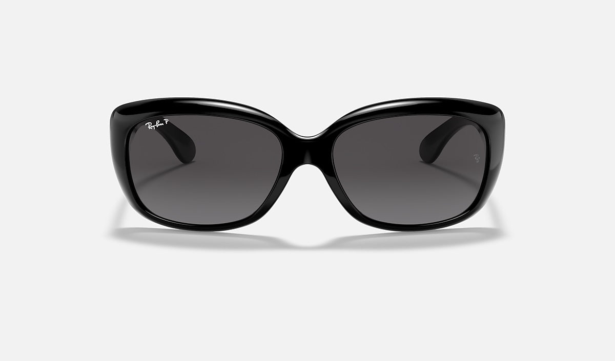 Ray-Ban Jackie Ohh Sunglasses - Polished Black/Grey Polarised