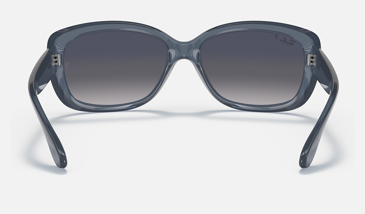 Ray-Ban Jackie Ohh Sunglasses - Transparent Blue/Blue Gradient Polarised