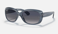 Jackie Ohh Sunglasses - Transparent Blue/Blue Gradient Polarised