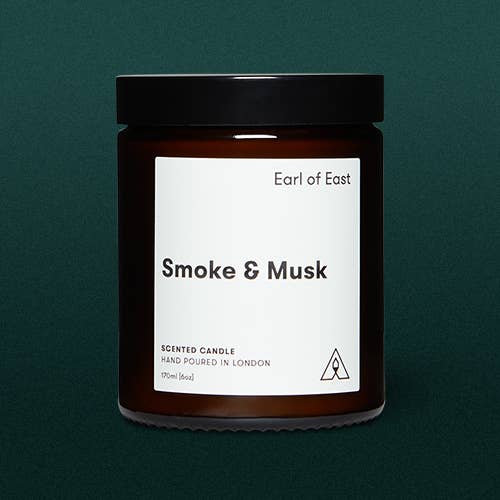 Earl of East Soy Wax Candle 170ml (6oz)- Smoke & Musk