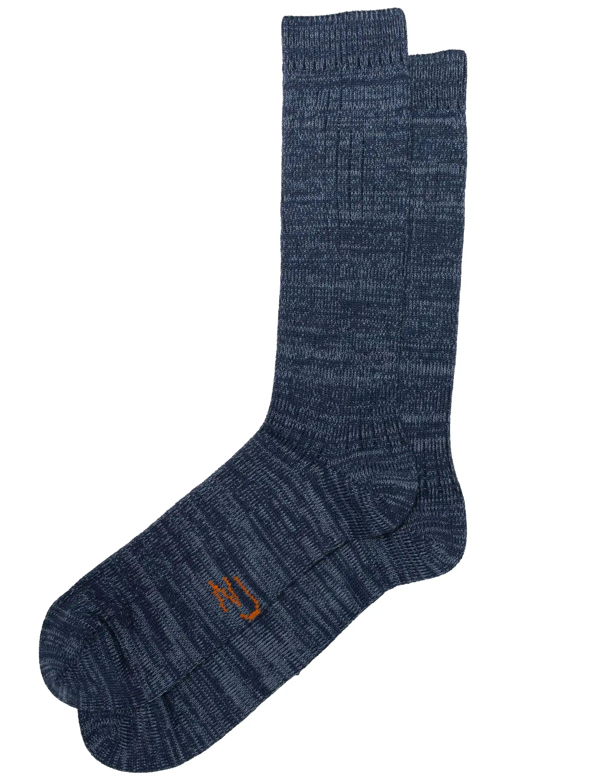 Nudie Jeans Rasmusson Rib Socks - Dark Blue