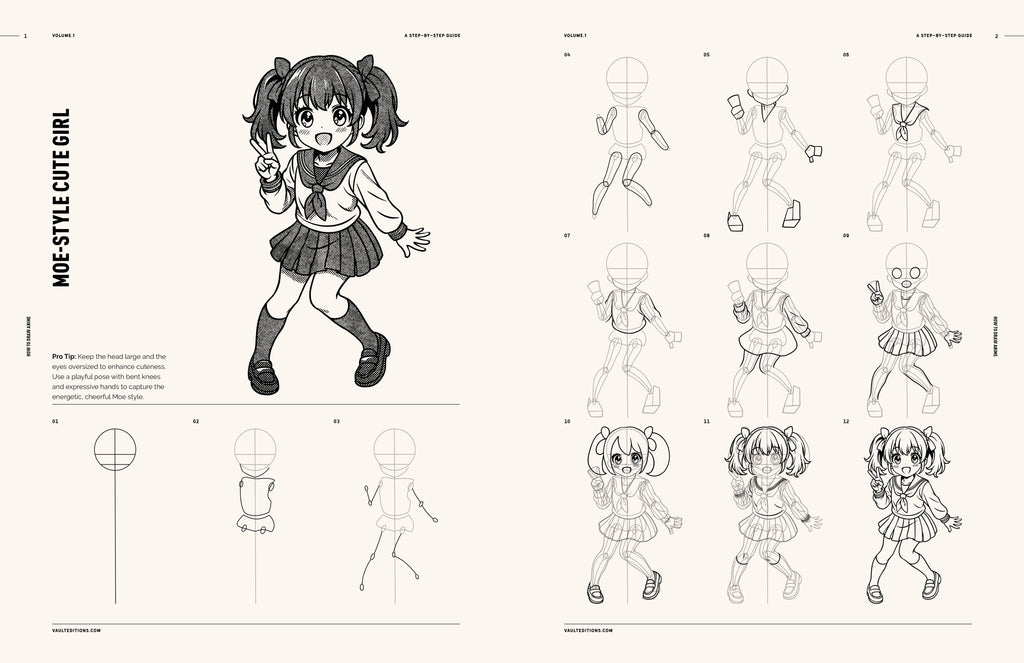How to Draw Manga and Anime for Beginners Book by James Kale