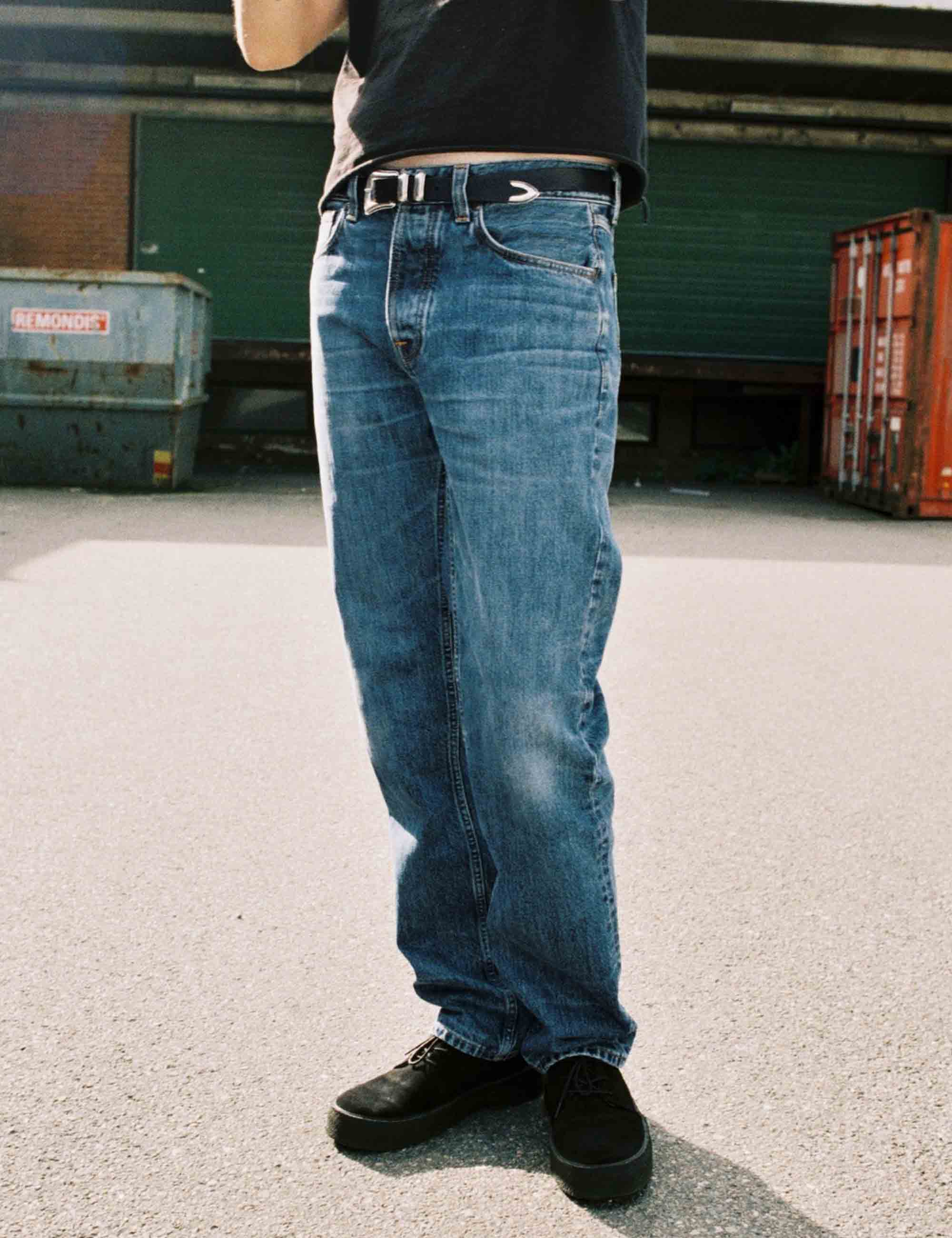 Nudie Jeans Rad Rufus Jeans - Raw Tracks Wash