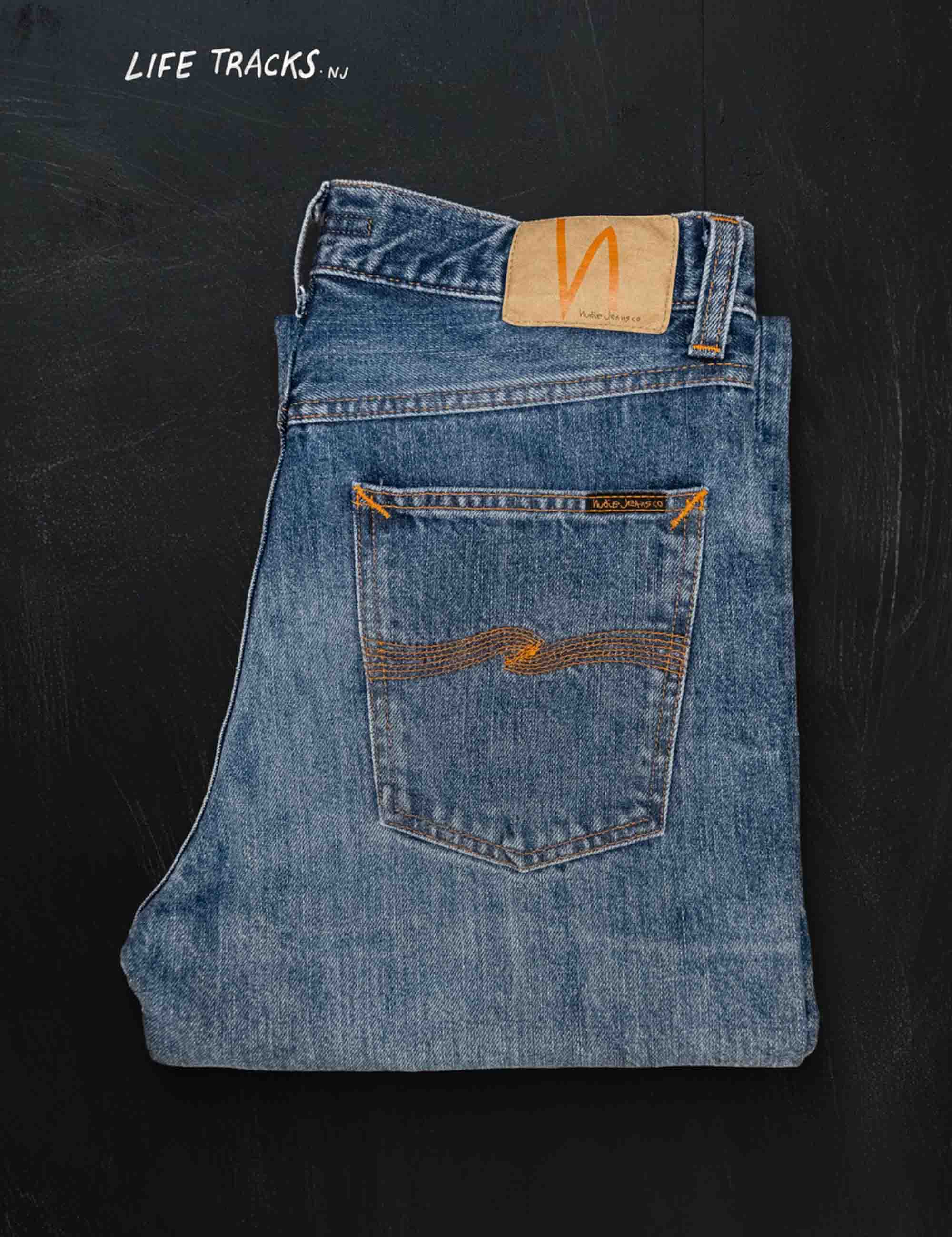 Nudie Jeans Rad Rufus Jeans - Raw Tracks Wash