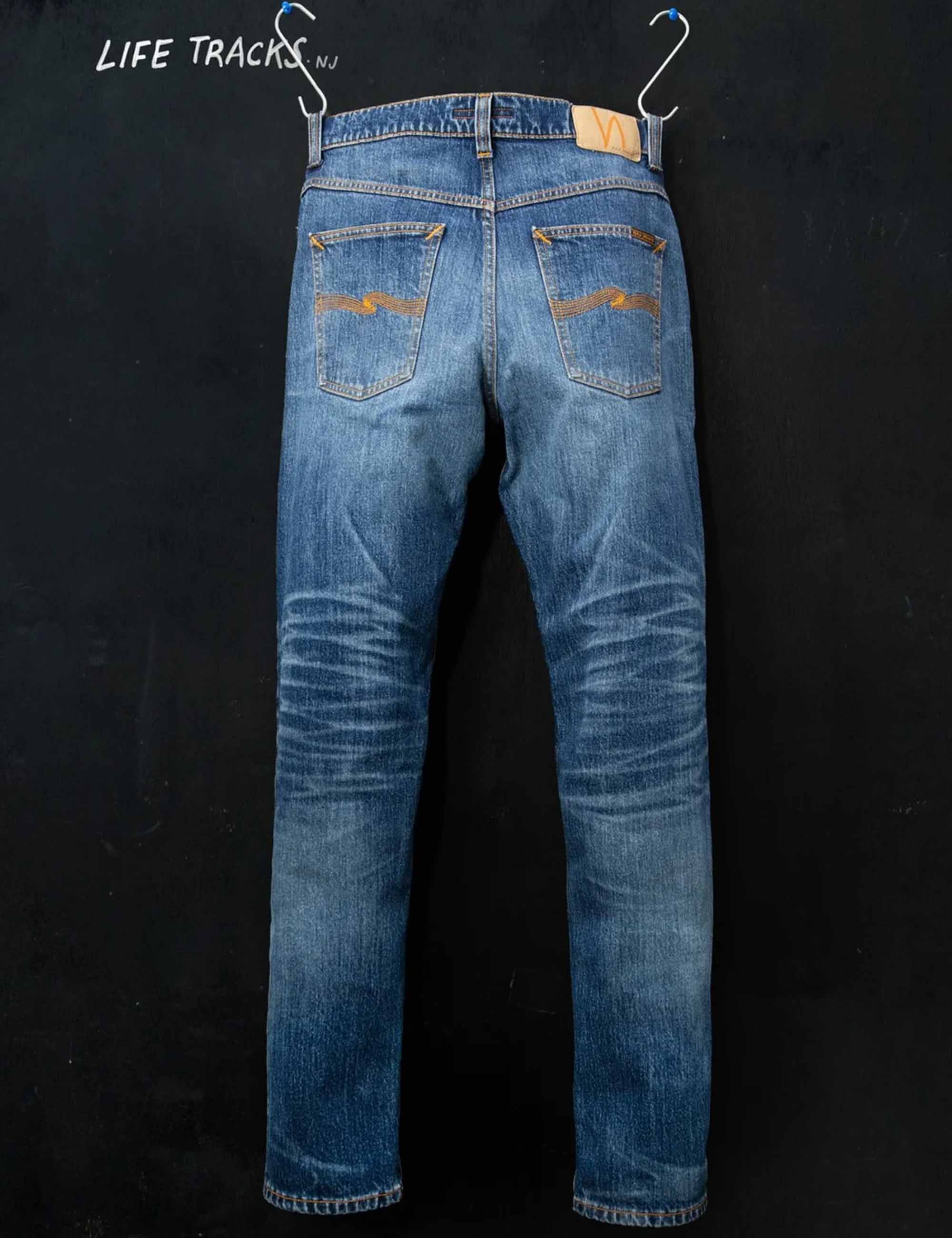 Nudie Jeans Solid Ollie Jeans - Life Tracks Wash