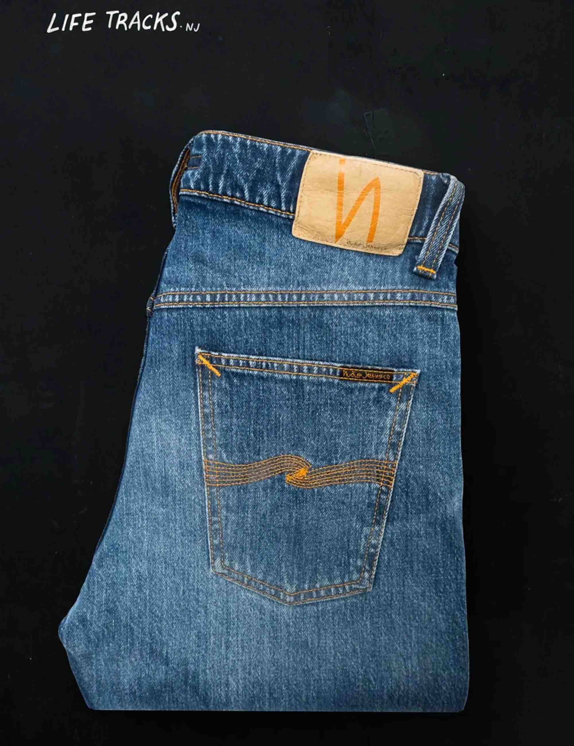 Nudie Jeans Solid Ollie Jeans - Life Tracks Wash