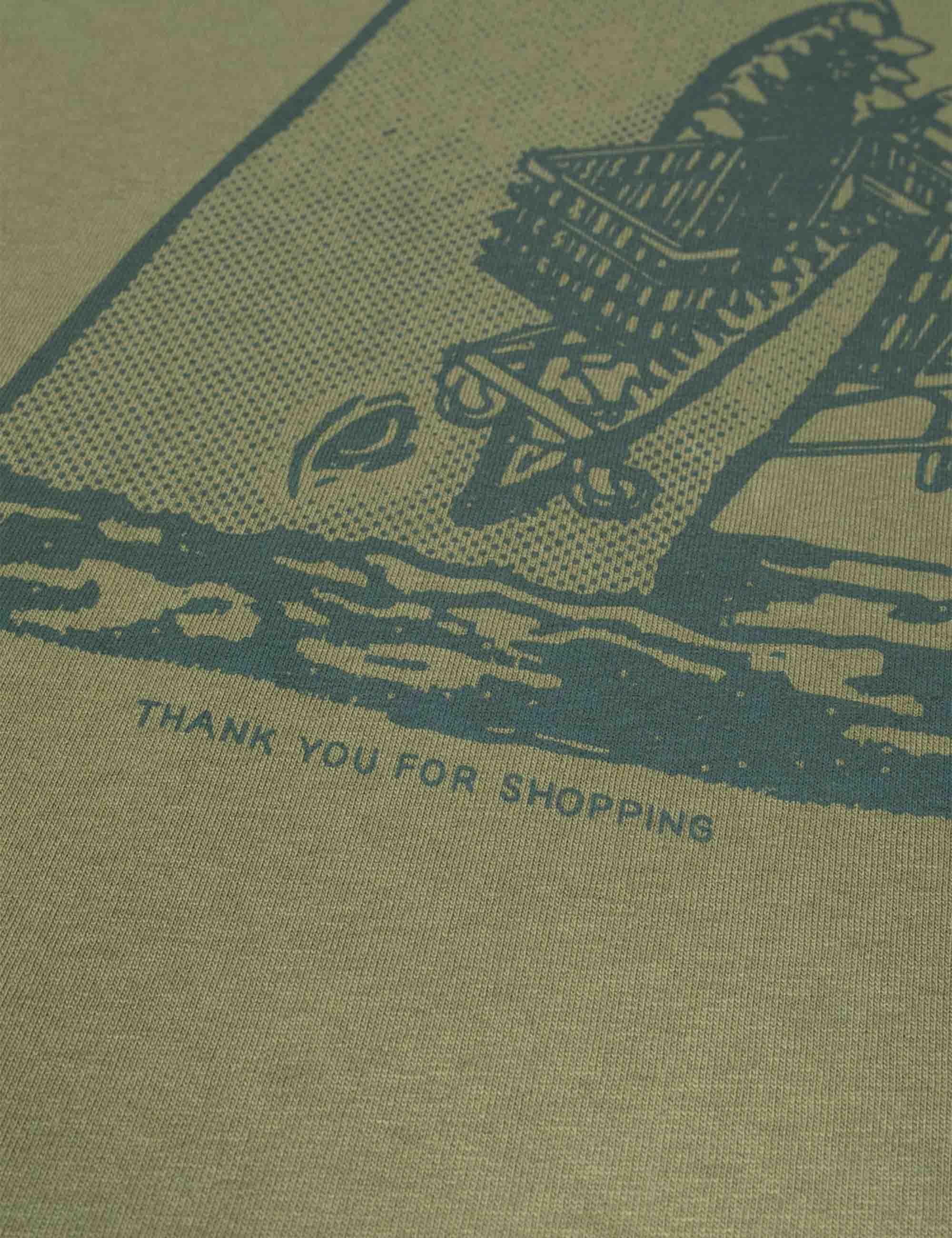 Nudie Jeans Roy Shop-Chop T-Shirt - Green