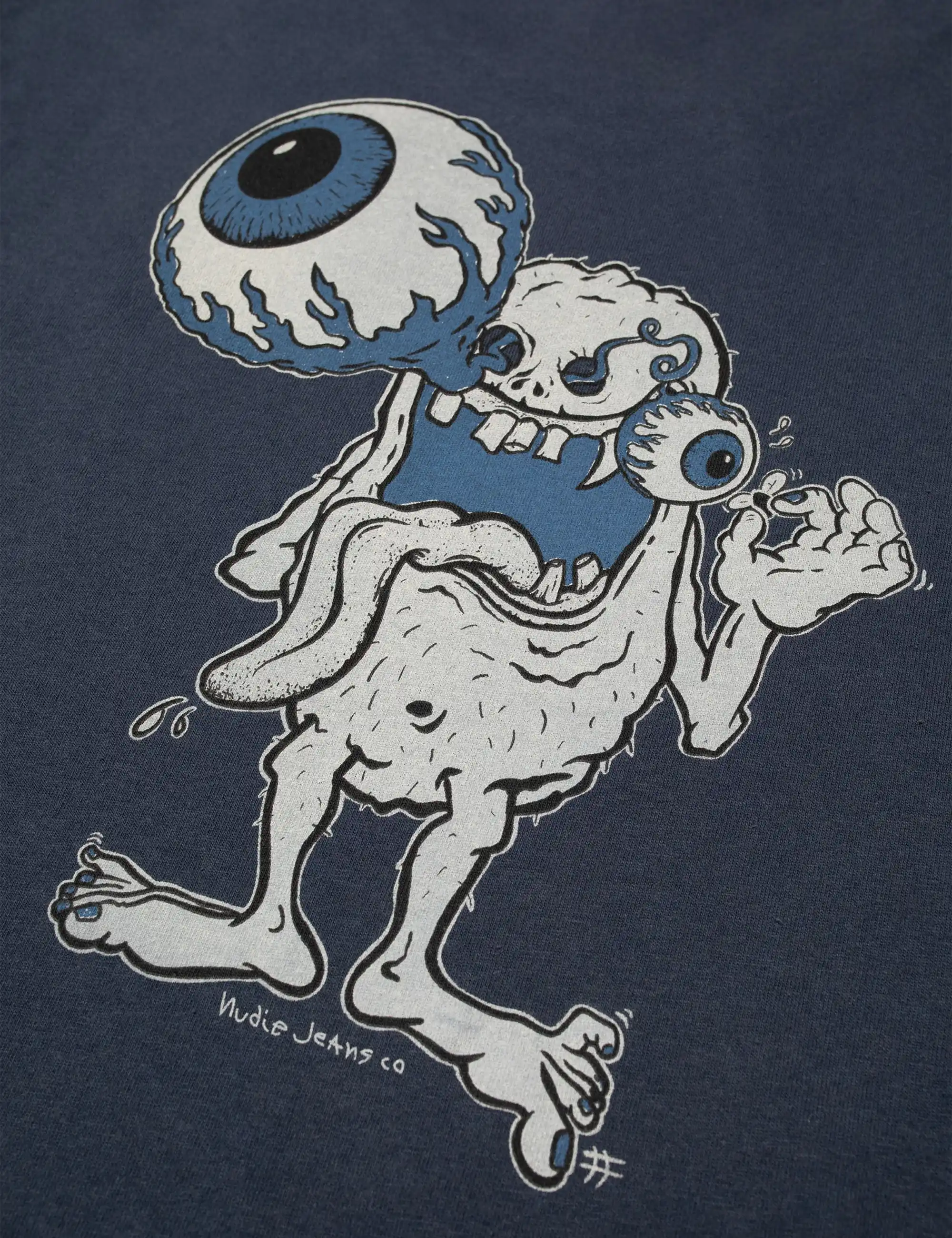 Nudie Jeans Roy Freaky T-Shirt - Dark Blue