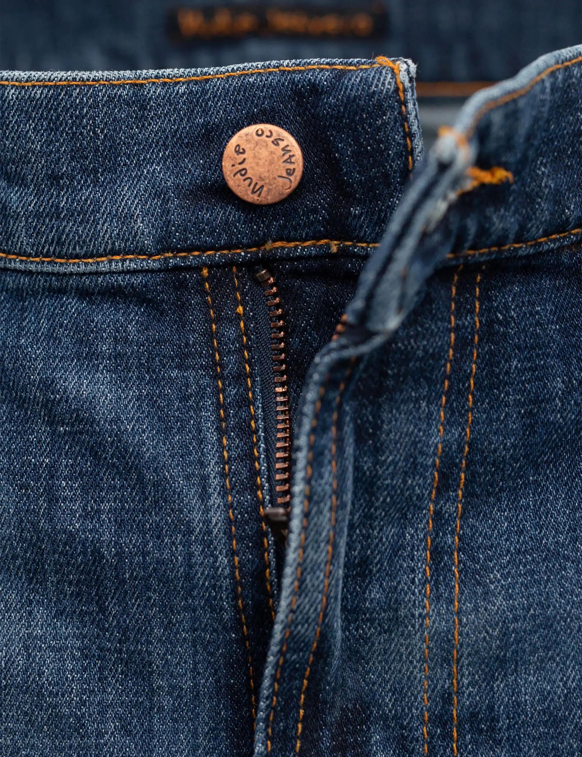 Nudie Jeans Lean Dean Jeans - Blue, Echo Tracks