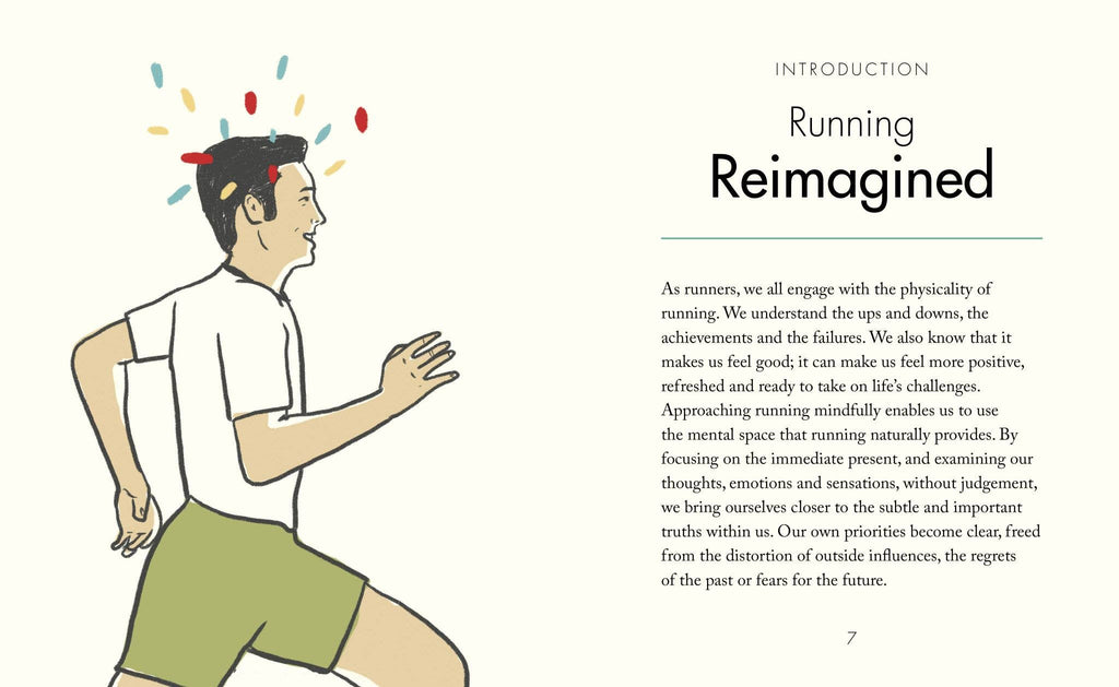Book page with “Introduction Reimagined” heading and runner-themed text
