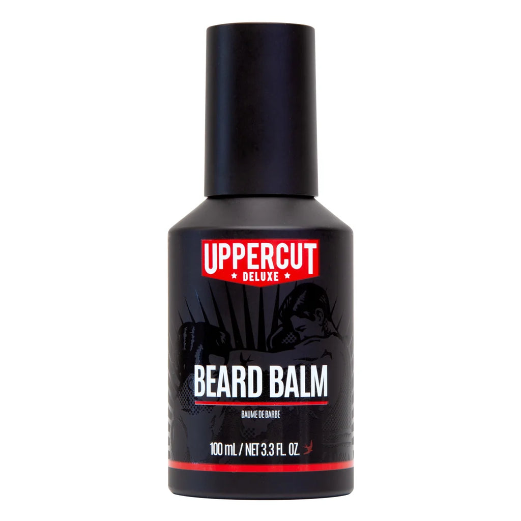 Uppercut Deluxe Beard Balm bottle, black label, 100 ml